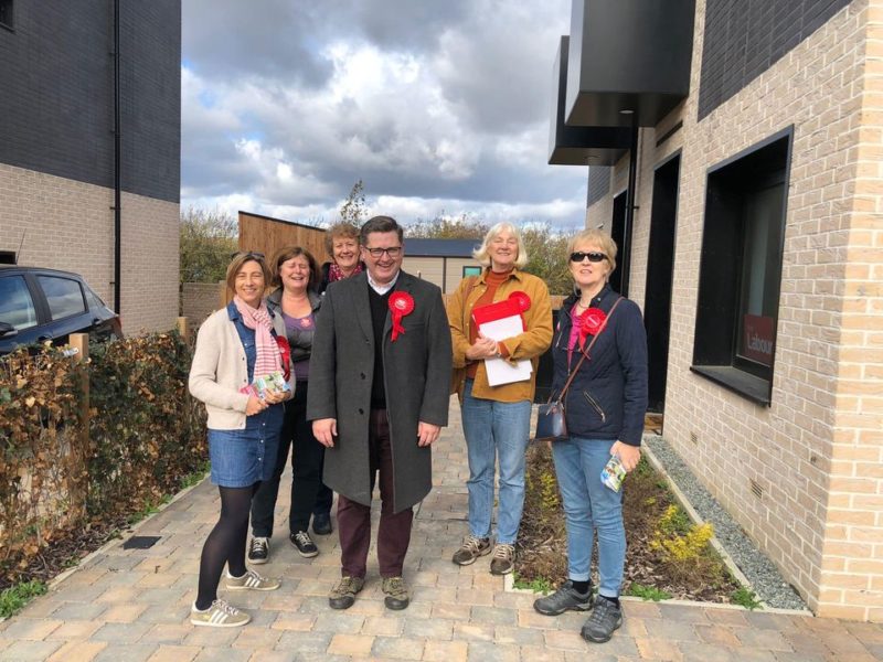 Dan and some of the canvassers